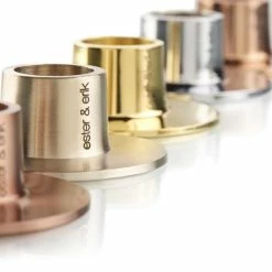 Ester & Erik Candles Shiny Gold Stainless Steel Candle Holder