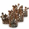 The Grey Works Christmas Sale Small Deco Crowns With Adornment -Set Of Six