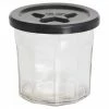The Grey Works Kitchen Small Glass Marmalade Jar With Black Star Lid