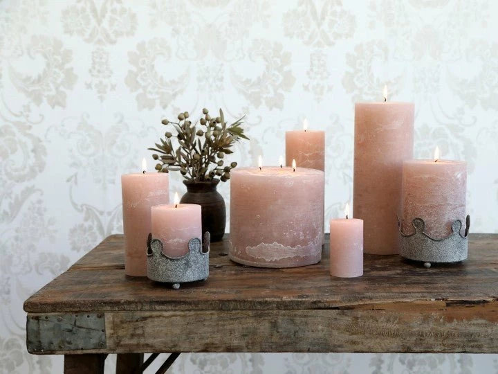 Cheapest ๐ฏ The Grey Works Small Rustic Macon Pillar Candle Dusty Rose-16 Hour Burn Time Pillar Candles ๐ 4 The Grey Works Small Rustic Macon Pillar Candle Dusty Rose-16 Hour Burn Time Pillar Candles