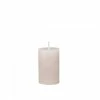 The Grey Works Small Rustic Macon Pillar Candle Dusty Rose-16 Hour Burn Time Pillar Candles