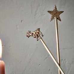 The Grey Works Stag Brass Candle Snuffer Christmas Sale