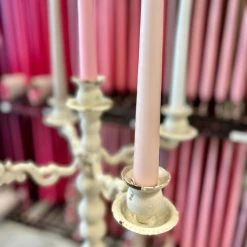 The Grey Works French Style Tall Metal Candelabra With 4 Arms Homewares