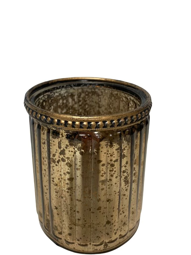 Best Pirce โ The Grey Works Tea-Light Lantern In Mercurised Amber Glass With A Copper Beaded Rim ๐ 4 The Grey Works Tea-Light Lantern In Mercurised Amber Glass With A Copper Beaded Rim