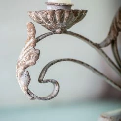 The Grey Works Tivoli French Vintage Style Candelabra Homewares