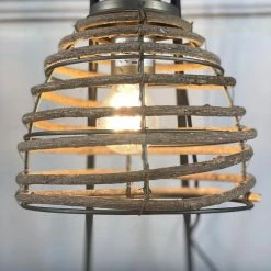 The Grey Works Lighting Twiggy Rustic Table Lamp