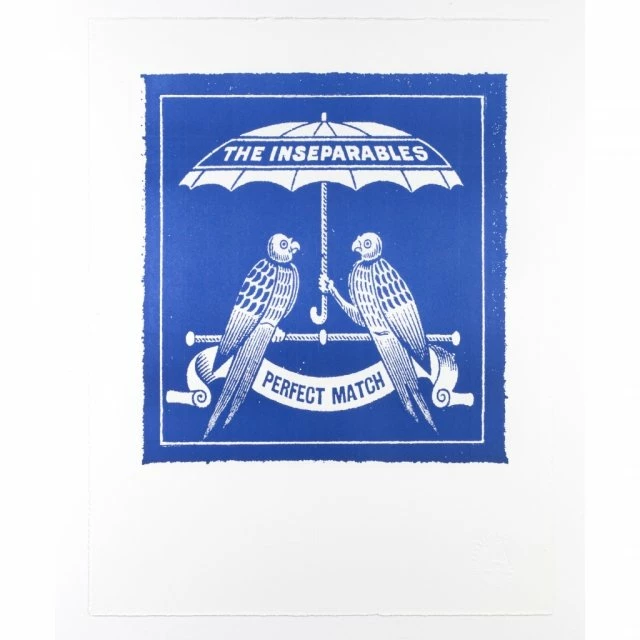 Best reviews of ✔️ Archivist Gallery Vintage Style Print - Blue Inseparables Homewares ⭐ 3 Archivist Gallery Vintage Style Print - Blue Inseparables Homewares