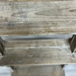 The Grey Works Vintage Style Wooden Display Steps Furniture
