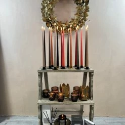 The Grey Works Vintage Style Wooden Display Steps Furniture