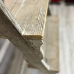 The Grey Works Vintage Style Wooden Display Steps Furniture