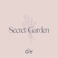 The Grey Works Scented Candles White Glass Scented Candle In Secret Garden