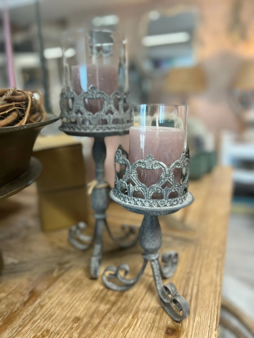 Discount βοΈ The Grey Works Candles Zinc Candle Holder With Glass Votive - Large 𧨠7 The Grey Works Candles Zinc Candle Holder With Glass Votive - Large