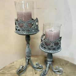 Discount βοΈ The Grey Works Candles Zinc Candle Holder With Glass Votive - Large 𧨠10 The Grey Works Candles Zinc Candle Holder With Glass Votive - Large