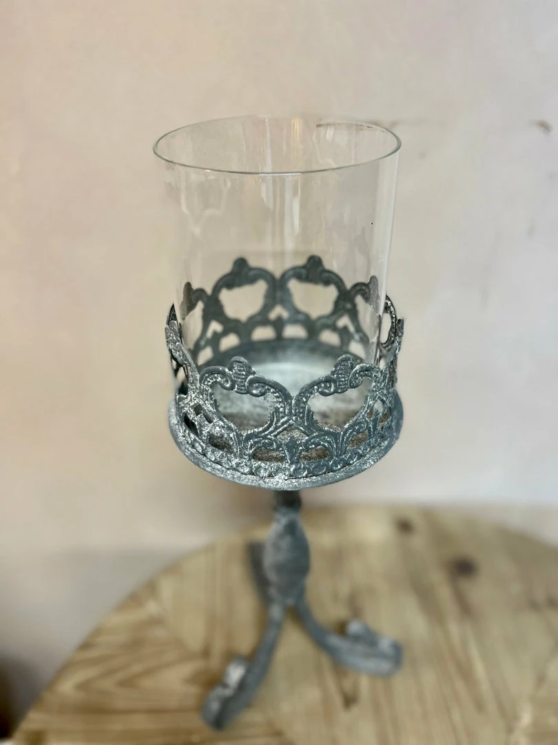 Discount βοΈ The Grey Works Candles Zinc Candle Holder With Glass Votive - Large 𧨠4 The Grey Works Candles Zinc Candle Holder With Glass Votive - Large