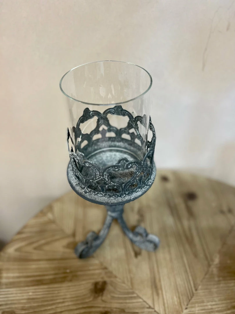 Best reviews of π The Grey Works Zinc Candle Holder With Glass Votive - Medium Candles π€© 4 The Grey Works Zinc Candle Holder With Glass Votive - Medium Candles